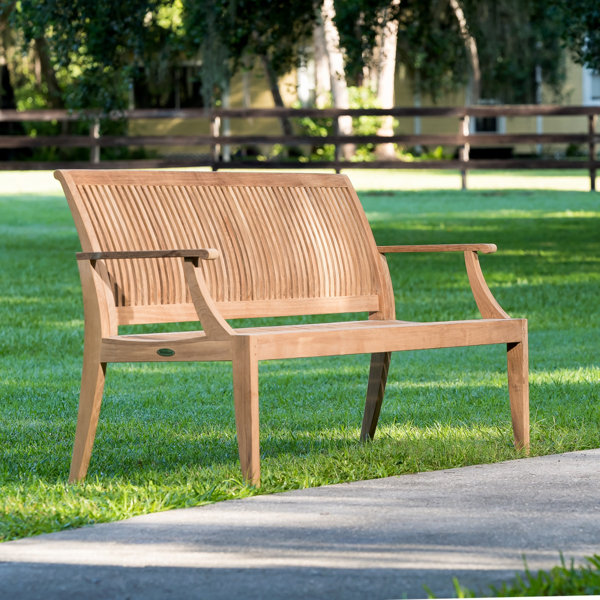Westminster Teak Outdoor Bench Wayfair